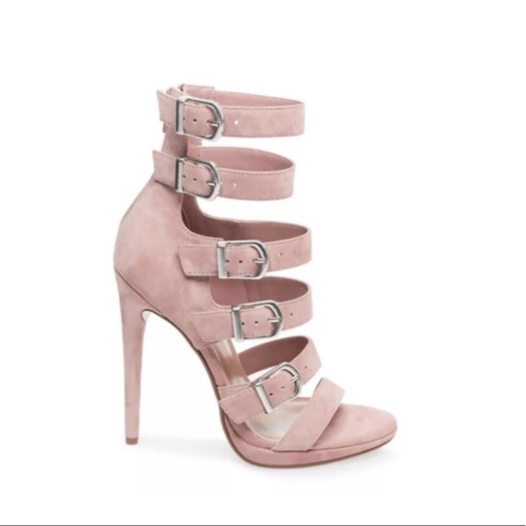 steve madden pink suede heels